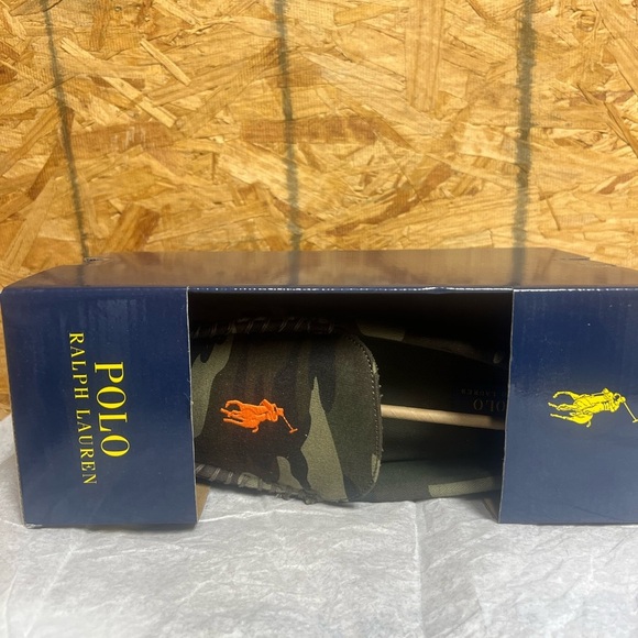 Polo by Ralph Lauren Men's Green Camouflage Slip-Ons - Picture 7 of 7